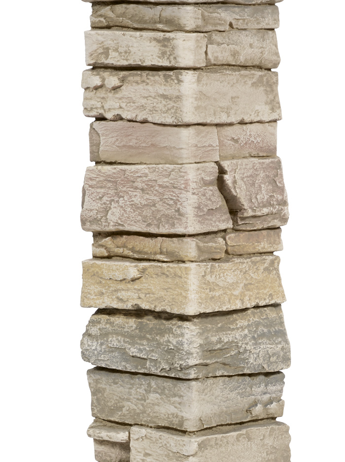 Ledgestone Corner - Cream Frost